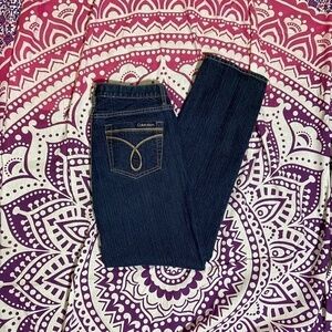 Calvin Klein Juniors size 30/Womens size 10 Dark Wash Skinny‎ Jeans